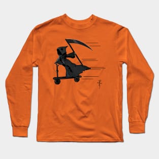 Death Rides a Razor Long Sleeve T-Shirt